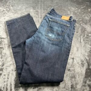 Lucky Brand 363 Vintage Straight Jeans  MENS 38x34 Premium Italian Denim  Flaw?